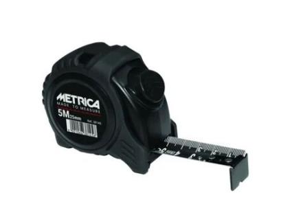 Fita Métrica com Travamento Automático All Black METRICA 19Mm X 3M 38143D