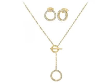 Conjunto de Colares SC_BOHEME Mulher (Aço - Dourado)