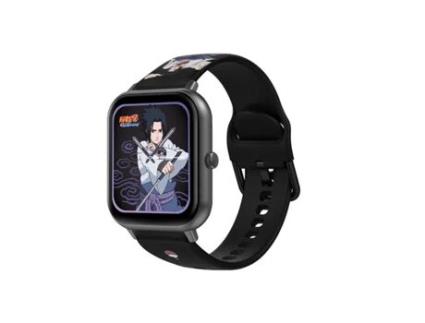 ABYX Relógio Fit Touch 3 Connected Coleção Naruto Smartwatch Sasuke Preto