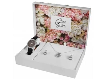 Conjunto Relógio + Joalharia GINA TAYLOR