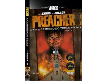 Livro Preacher 1 - A Caminho do Texas de Garth Ennis e Steve Dillon