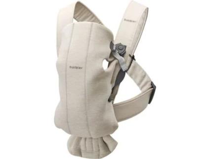 Porta Bebé BABYBJÖRN Mini 3D Jersey Bege Claro