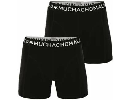 Men 2-Pack Boxer Solid/S Underpier MUCHACHO MALO