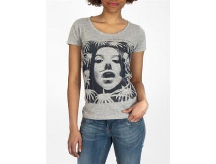 T-Shirt de Mulher ONLY LICENCE Only Circus Les Miss Algodão Cinzento (XS)