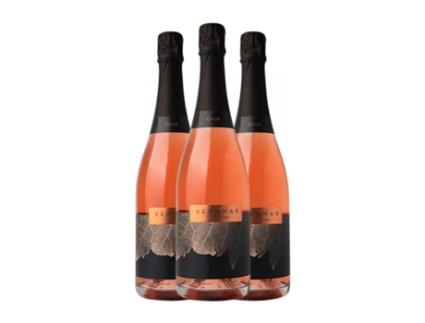 Espumante rosé VEGAMAR Rosado Grenache Brut Nature Cava (0.75 L - 3 Unidades)