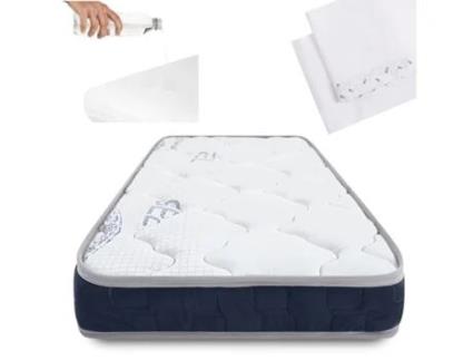Colchão 120X60Cm Viscoelástico Respirável de Dupla Face com Protetor Impermeável Certificação Oeko-Tex e Certipur Symphony COOL · DREAMS