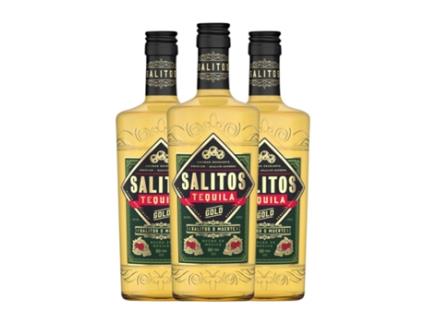 Tequila SALITOS Gold (0.7 L - 3 Unidades)