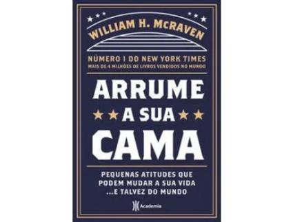 Livro Arrume Sua Cama de William H Mcraven (Português do Brasil)
