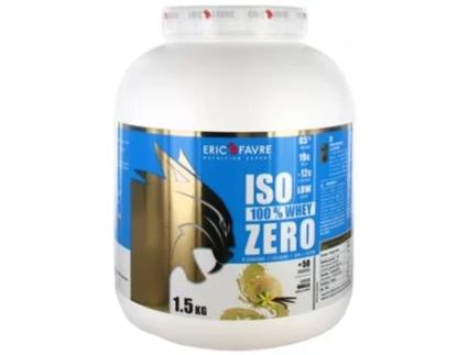 Iso 100% Whey Zero 1,5 kg Sabor: Baunilha ERIC FAVRE