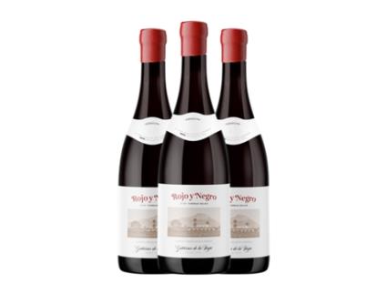 Vinho GUTIÉRREZ DE LA VEGA Rojo y Negro Tierras Rojas Giró Ros (0.75 L - 3 Unidades)