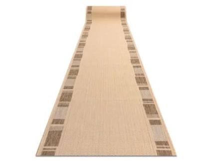 Passadeira DYWANY LUSZCZOW Sizal Floorlux Modelo Polipropileno Bege (100x830cm)