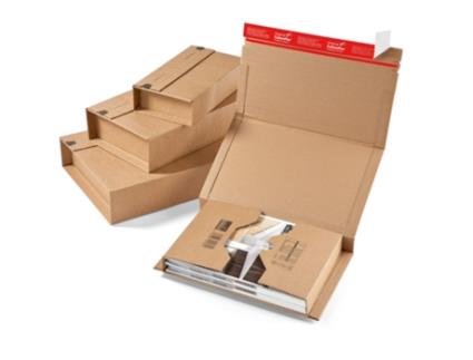 COLOMPAC Cp020.04 Embalagem Caixa de papelão para envio marrom 20 peças