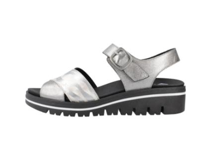 Sapatos de Mulher PIESANTO Tecido Prateado (40)