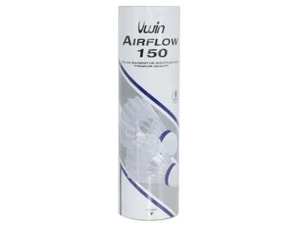 Tubo de 6 Petecas de Badminton UWIN Airflow 150