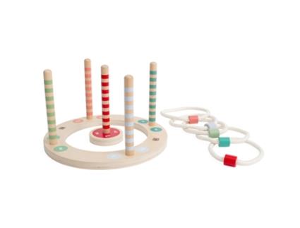 Jogo de Arremesso de Anéis em Madeira BS-TOYS