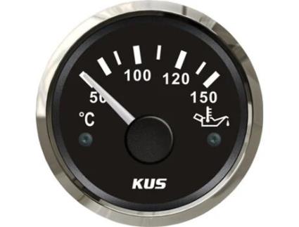 Medidor de Temperatura de Óleo Indicador 50-150 C com Retroiluminação 12 V / 24 V 52 Mm 2 KUS