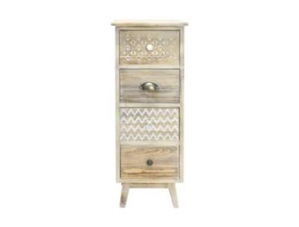 Cômoda REBECCA MOBILI Amaryllis Marrom Claro 82X30X30 Cm