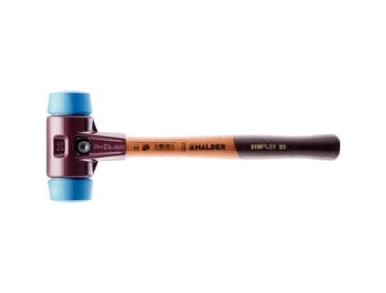 Macete HALDER Simplex Tpe Macio com Corpo em Ferro Fundido Maleável e Cabo de Madeira D40 Mm