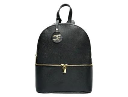 Mochila de Mulher CARLA FERRERI Cf Nero Pele Preto