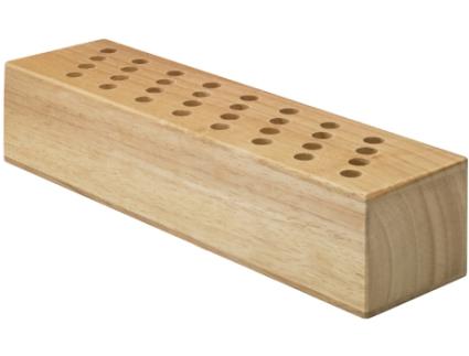 Bloco de Tesoura WESTCOTT Feito de Madeira Não Equipado para 32 Tesouras