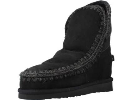 Sapatos de Mulher MOU Inner Wedgesh Camurça Preto (41)