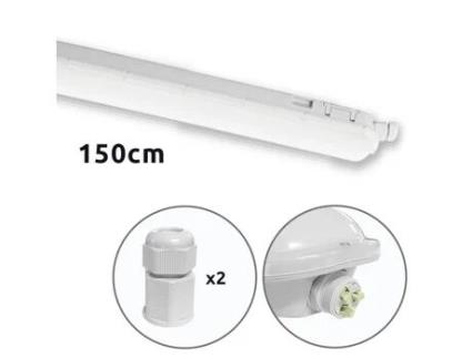 Régua Lazurita 56W Led 150Cm 5600Lm 6400K Ip65 Branca FERRIMEX