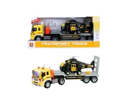 Caminhão com Reboque Helicóptero