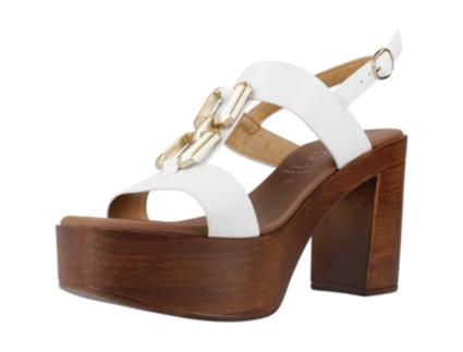 Sapatos de Mulher REPO Tecido Branco (36)