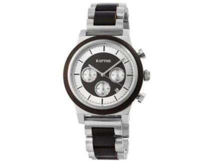Relógio RAPTOR Limited Homem Cronógrafo com Pulseira em Aço Inoxidável