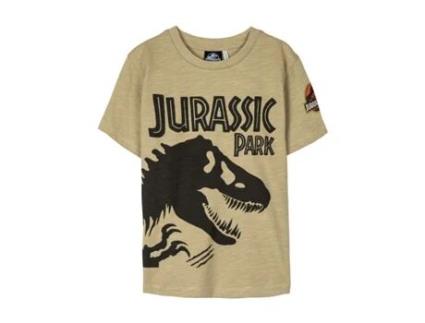 Camisola de Criança JURASSIC PARK Algodão Castanho (6 anos)