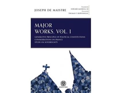 Livro Major Works Volume I Imperium Press de Joseph De Maistre (Inglês)