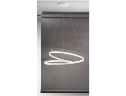 Lustre Suspenso Led Branco Ritmo 6618 B Lc PERENZ