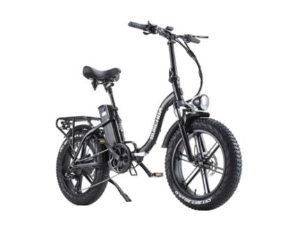 Bicicleta Elétrica BURCHDA R8W Dobrável 800W 20 20 Ah 7 Velocidades 45Km/H Preto