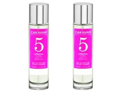 Conjunto de 2 Perfumes CARAVAN para Mulher Nº5 150Ml