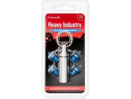 CRESCENDO Heavy Industry 25 Metal Detectável Tampões para Os Ouvidos
