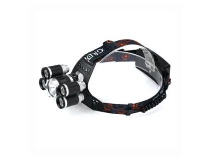 Lanterna de cabeça recarregável 10000Lm 5X Xm-L Xml T6 para exterior