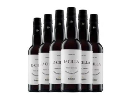 Vinho fortificado BARBADILLO La Cilla Pedro Ximénez Manzanilla-Sanlúcar de Barrameda Meia Garrafa (0.37 L - 6 Unidades)