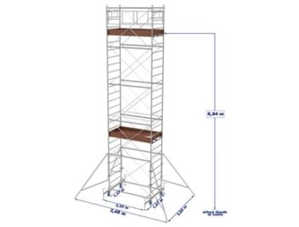 MARCHETTI 21484 Sistema de Andaime 100X200 8M En1004+2 Plataformas .