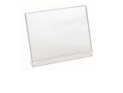 LEBEZ 7040 Suporte para menu Suporte de mesa acrílico transparente