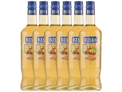Licores Rives Avellana Sin Alcohol 70 cl (Caixa de 6 unidades)