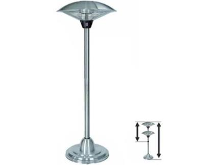 Guarda-Sol Elektric 2000W Aquecido Por Infravermelhos Tapete Telescópico Altura Ajustável 1,80 a 2,10M KEMPER