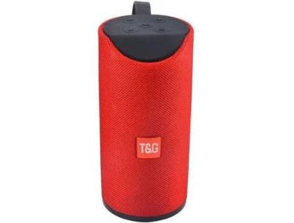 Coluna Bluetooth RITTEREC TG113 (Vermelho - 10 W - Alcance: até 10 m)