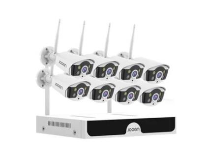 Kit Videovigilância J.OOAN 8 Câmaras Wifi Imagem Hd Wireless
