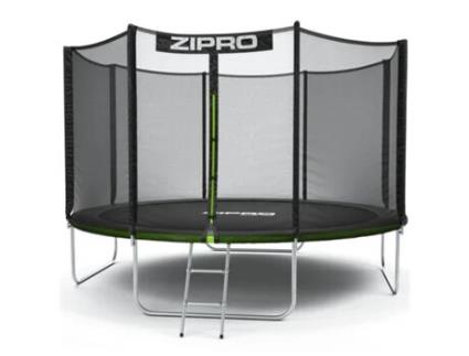 Trampolim Redondo ZIPRO Jump Pro com Rede de Proteção Exterior 12Ft 374 Cm