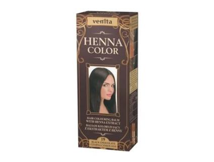 Henna Balm coloração cor extrato de henna 19 Black Chocolate 75ml