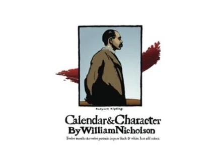 Livro Calendar and Character by William Nicholson Twelve Months and Twelve Portraits in Pure Black and White de William Nicholson Artist (Inglês)