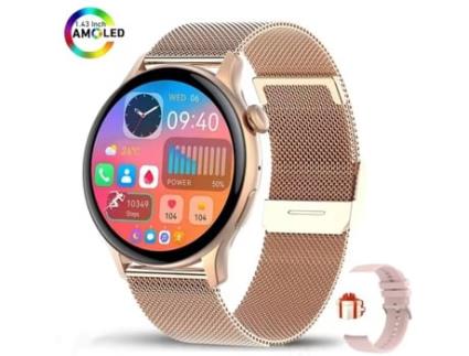 Smart Watch Multi Modos Esportivos Ouro GODTVAGT