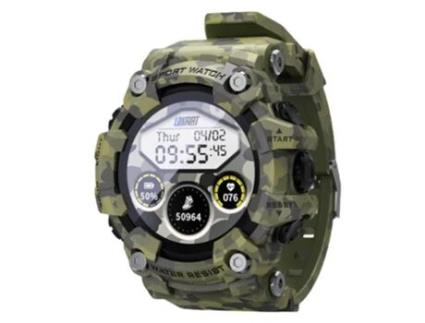 Smartwatch LOKMAT Attack Dial Verde 44Mm Pulseira Tpu Smartwatch
