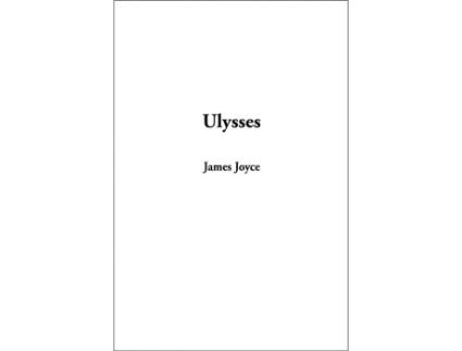 Livro Ulysses de James Joyce (Inglês)