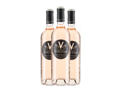 Vinho rosé DOMAINE DE VERLAQUE Rose Côtes de Provence Jovem (0.75 L - 3 Unidades)